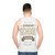 Elementary school teacher wearing a unisex tank top with typography design - men back