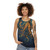 Underwater Dream Unisex Tank Top with Octopus Design - women