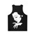 Anna May Wong Unisex Tank Top in Black and White - Back