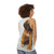 Adorable Puppy Dog Unisex Animal Tank Top - women back