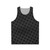 Minimalist geometric pattern unisex tank top