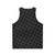 Minimalist geometric pattern unisex tank top - Back