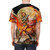 Colorful graphic t-shirt featuring the iconic Barbarella character from the 1960s sci-fi film. - men back