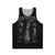 Vintage saxophone patent art printed on a unisex tank top