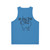 Unisex cat tank top with French text - Back