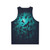 Unisex tank top with a celestial, nature-inspired design - Back