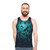 Unisex tank top with a celestial, nature-inspired design - men