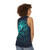 Unisex tank top with a celestial, nature-inspired design - women back