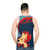 Angela Davis Unisex Tank Top - men back