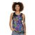 Ukulele composition with flowers unisex tank top - women