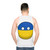 Ukraine Countryball Unisex Tank Top - men back