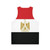 Egypt flag unisex tank top - Back