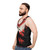 Dark Souls and Bloodborne inspired unisex tank top with the text "And So The Nightly Hunt Begins" - men side
