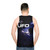 Unisex UFO 2 space themed tank top - men back