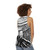 Edvard Munch's 'The Scream' Unisex Graphic Tank Top - women back