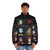 Borderlands 2 Vault Hunters Puffer Jacket featuring the iconic characters from the game - men front