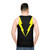 Lightning bolt unisex tank top - men back