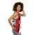 Vintage Eddie Cochran inspired rock n' roll unisex tank top - women side