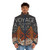 Jules Verne Puffer Jacket featuring a collection of classic novels - men front