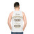 Unisex economics teacher tank top - men back