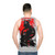 Samurai warrior graphic tank top - men back