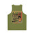 Eat Your Greens Retro Unisex Tank Top - Back
