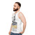 Lieutenant Worf from Star Trek: The Next Generation on a unisex tank top - men side