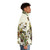 Bones and Botany Skeleton Puffer Jacket featuring a striking skeleton and botanical design - men side right