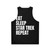 Unisex Star Trek "Eat Sleep Repeat" Tank Top - Back
