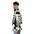 Bones Puffer Jacket with Skeleton Design - men side left