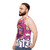 Samurai Squid Unisex Tank Top with Kawaii Design - men side