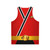 Samurai Red Unisex Tank Top - Back
