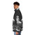 Marilyn Monroe Mushroom Cloud Puffer Jacket - Pop Surrealist Art - men side left