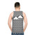 Twin Peaks Unisex Tank Top with Retro Graphic Design - men back
