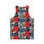 Retro unisex wrestling tank top - Back