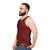 Samurai-inspired unisex tank top with Japanese kimono design - men side