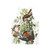 American Kestrel Audubon Bird Print Unisex Tank Top - Back