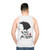 Amelie Unisex Tank Top featuring the iconic character from the French film - men back