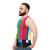Retro TV Color Bars Unisex Tank Top - men side