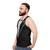 Tuxedo inspired unisex tank top - men side