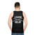 Levon Helm unisex tank top with drummer and band logo - men back