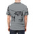 Banksy-inspired zebra all-over-print t-shirt featuring urban street art style - men back