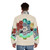 Roberto Benigni Pop Art Portrait Puffer Jacket - men back