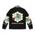 Boards of Canada retro puffer jacket with ambient electronic and plunderphonics design - Back