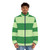 Blues Clues Green Puffer Jacket with Cartoon Dog Graphics - men front