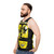 Tura Satana inspired unisex retro graphic tank top - men side