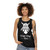 Dwarf fantasy roleplay mining treasure white unisex tank top - women