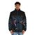 Blue Oyster Cult Fire of Unknown Origin Puffer Jacket featuring classic rock album art - men front