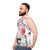 Sakura Cat Unisex Tank Top - men side