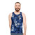Sakura blossom Japanese floral unisex tank top - men